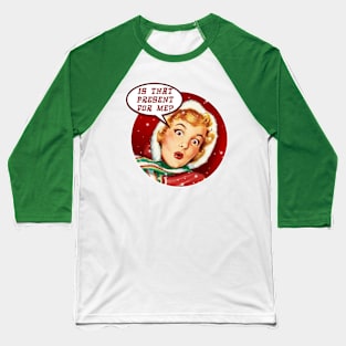 Christmas Girl Baseball T-Shirt